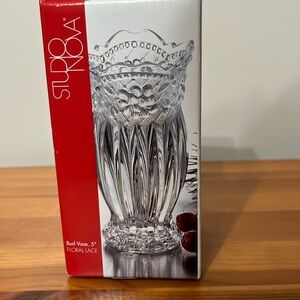 Studio Nova 5” Bud Vase (Floral Lace)